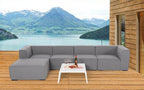 Sunbrella fabric Gartenmöbel Eline grau - Ansicht 6