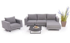 Allwetter Sofa Thomson Deluxe grau - Ansicht 8