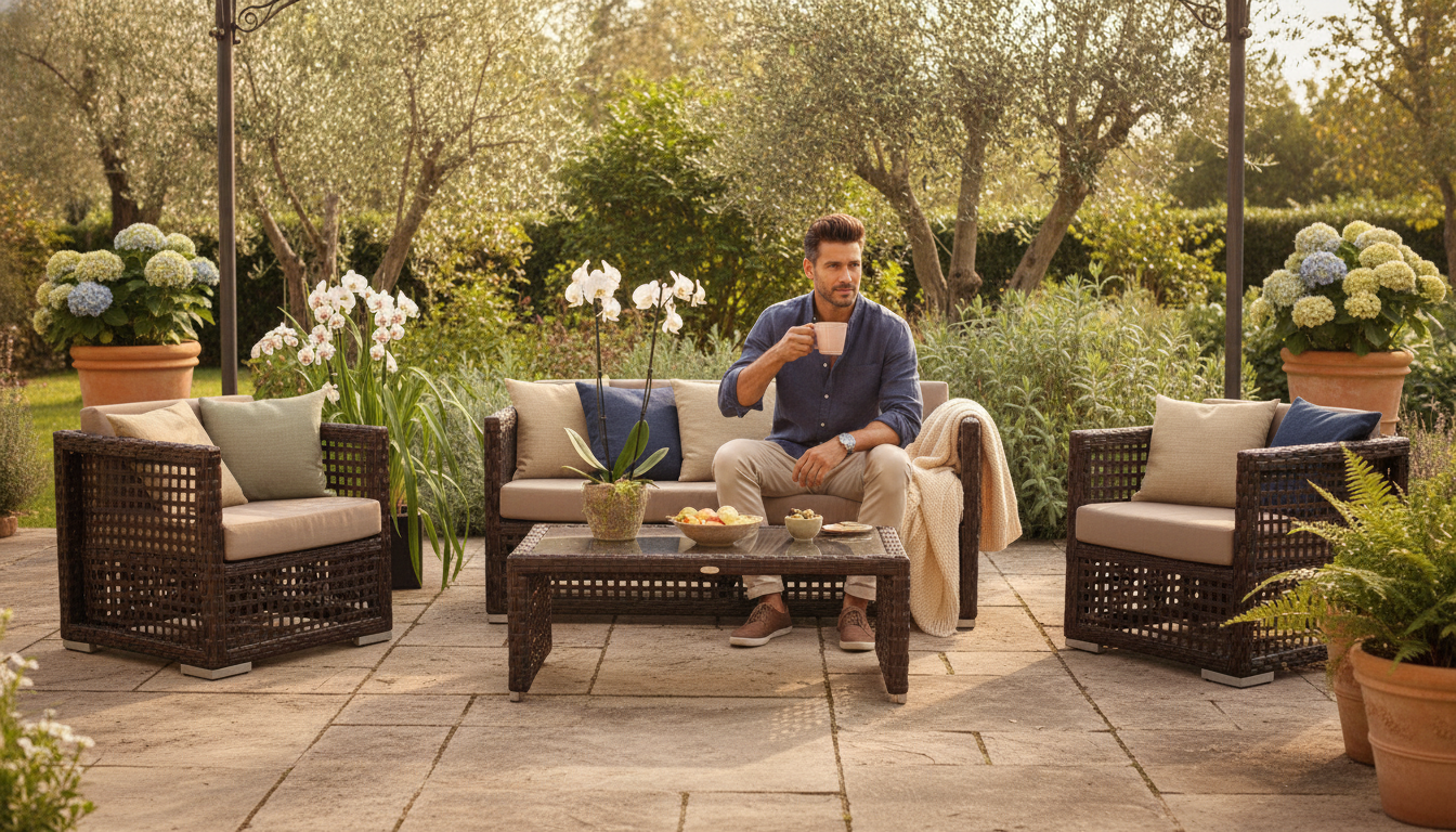 Rattan Loung Set Morena