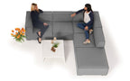 Aussen Gartenlounge Agnes, Allwetterfest grau