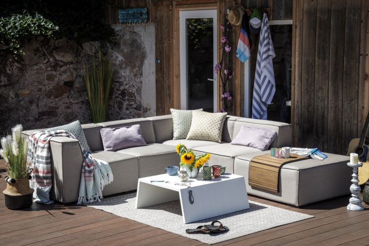Outdoor Lounge Möbel Agnes sandbraun - Ansicht 9