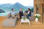 Outdoor Lounge Möbel Agnes sandbraun - Ansicht 2