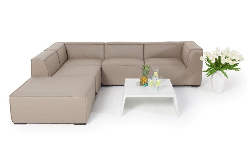 Outdoor Lounge Möbel Agnes sandbraun - Ansicht 3