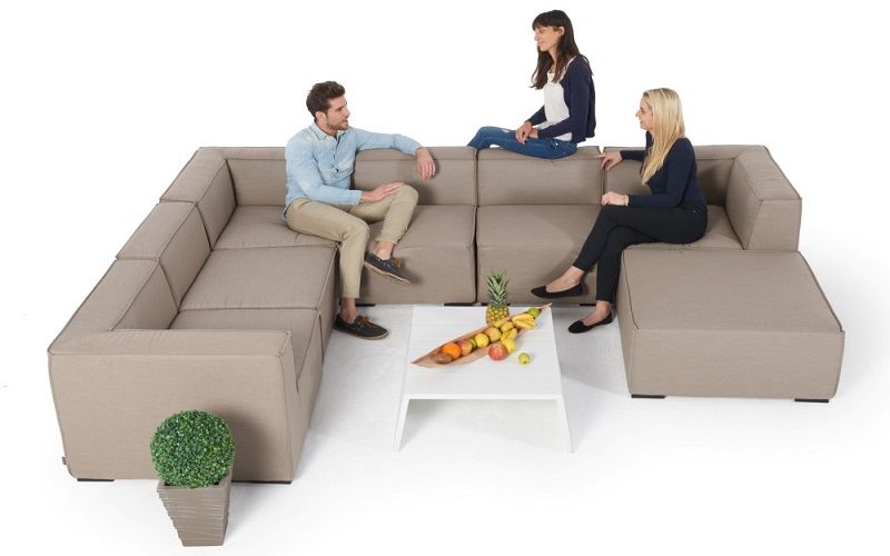 Bormeo Allwetter Lounge sandbraun