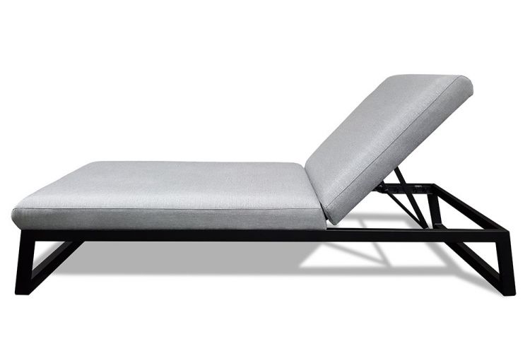 Liegestuhl Brooks grau