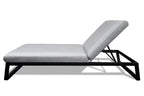 Liegestuhl Brooks grau