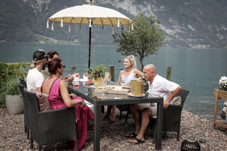 Edles Rattan Gartentisch Set Nairobi - Ansicht 4