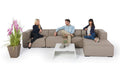 Outdoor Sofa Eline wetterfest sandbraun