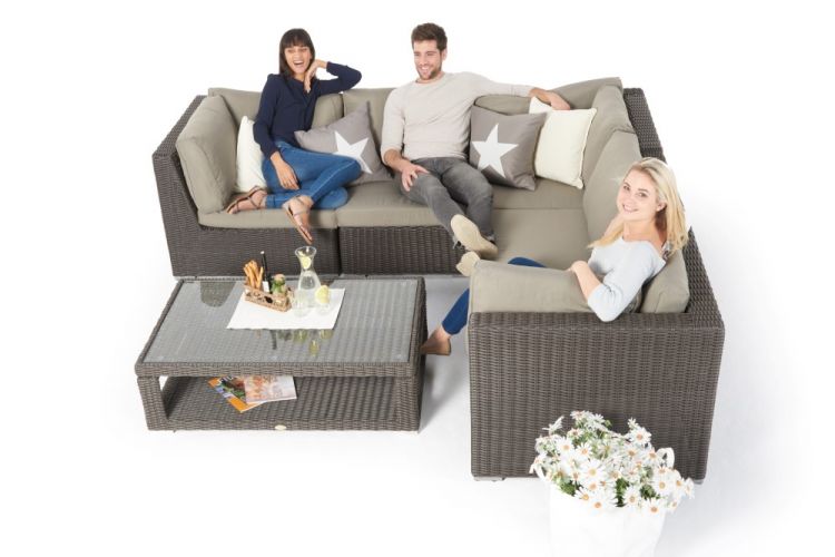 Lounge Gartenmöbel Elsa braun - Ansicht 7