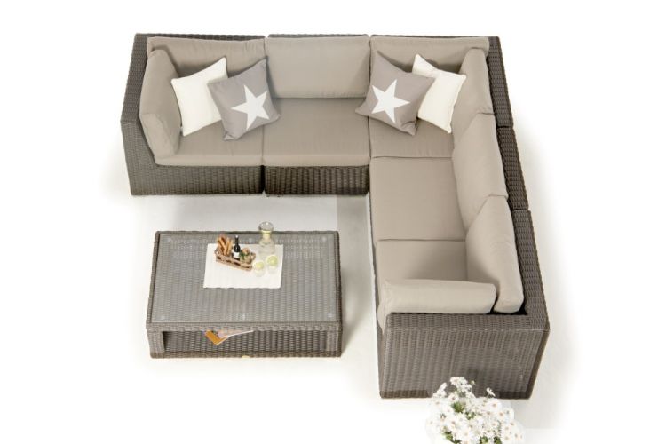 Lounge Gartenmöbel Elsa braun