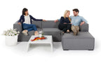 Garten Sofa Emma grau