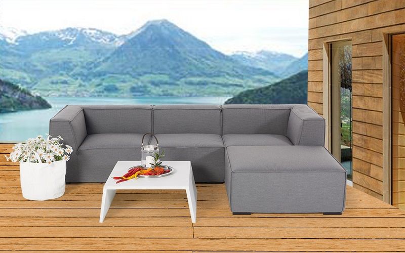 Garten Sofa Emma grau - Ansicht 8