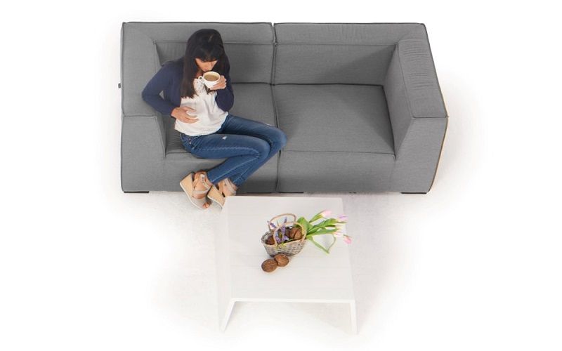 Outdoor Lounge Sunbrella Fabric Hanna grau - Ansicht 2