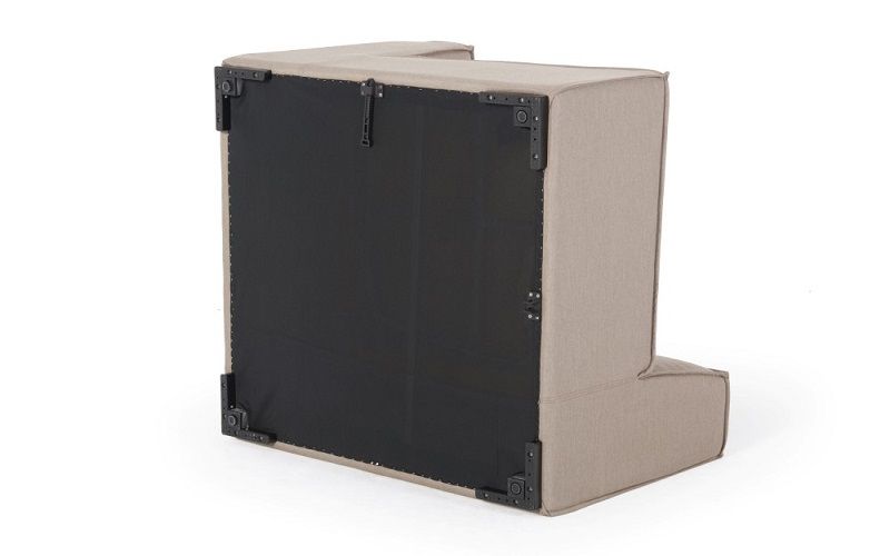 Wetterfeste Outdoor Lounge Hanna sandbraun - Ansicht 2