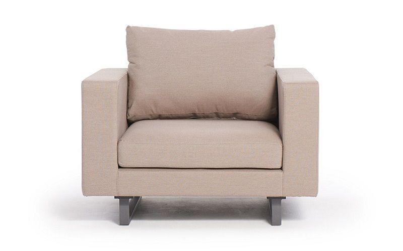 Aussen Allwetter Sofa Set Jersy sandbraun - Ansicht 5
