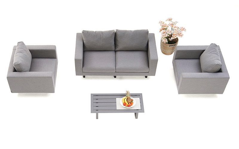 Jersy Allwetter Sofas grau