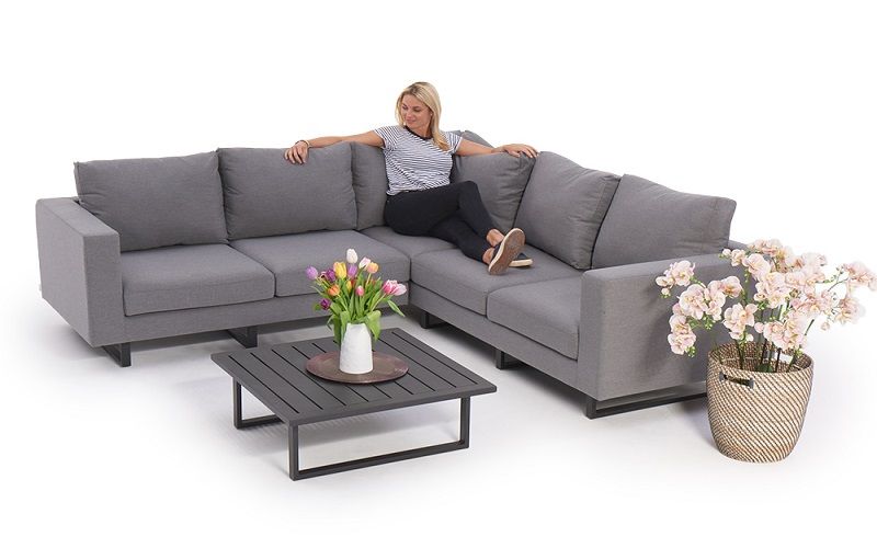 Sofa für draussen Melody grau
