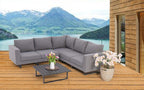 Sofa für draussen Melody grau - Ansicht 7