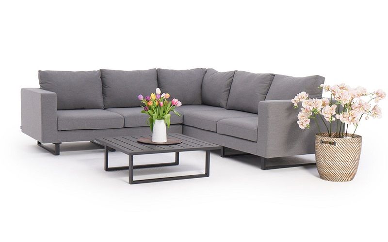 Sofa für draussen Melody grau - Ansicht 5