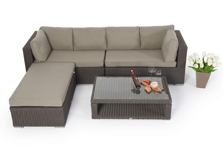 Gartensofa Napoli Tisch klappbar - Ansicht 10