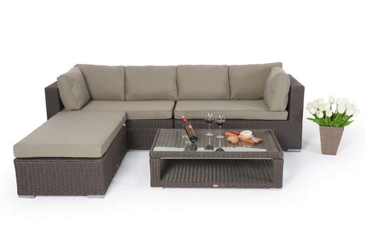 Gartensofa Napoli Tisch klappbar - Ansicht 8