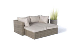 Kleine Rattan Lounge Panda Liege klappbar - Ansicht 6