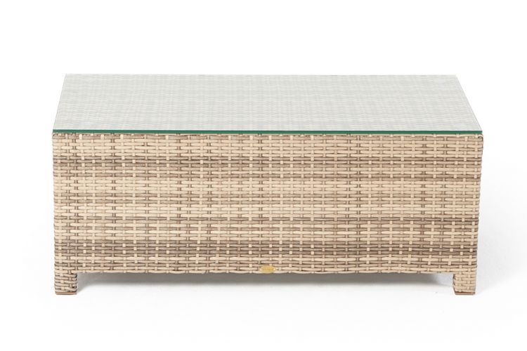 Flaches Rattan Geflecht Luxury 3er Sofa - Ansicht 4