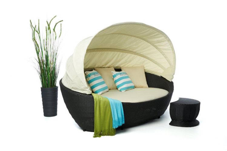 Rattan Sonneninsel Dreamland schwarz