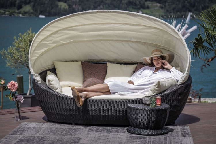 Rattan Sonneninsel Dreamland schwarz - Ansicht 2