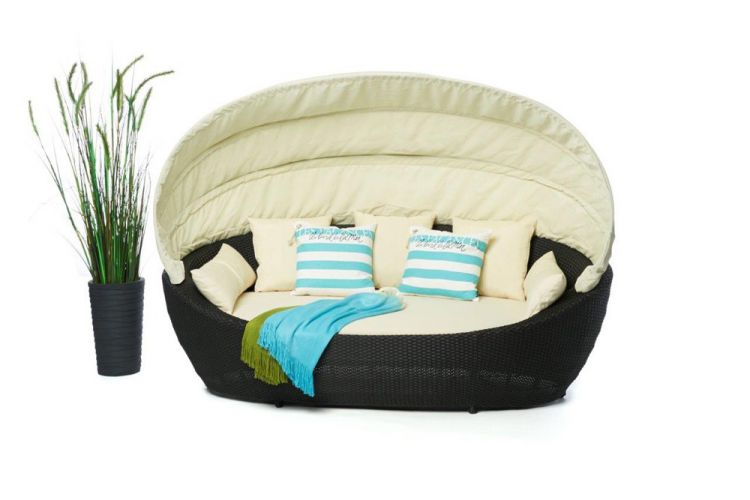 Rattan Sonneninsel Dreamland schwarz - Ansicht 5