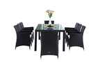 Edles Rattan Gartentisch Set Nairobi - Ansicht 2