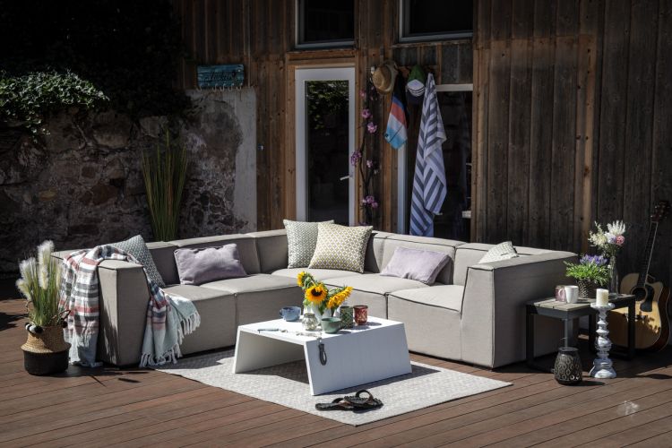 Selma Outdoor Lounge wetterfest sandbraun - Ansicht 8