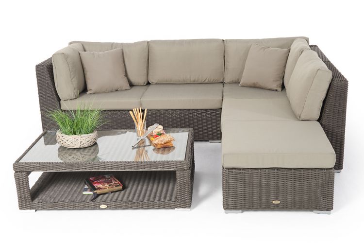Gartenlounge Stella rundes Rattan - Ansicht 11