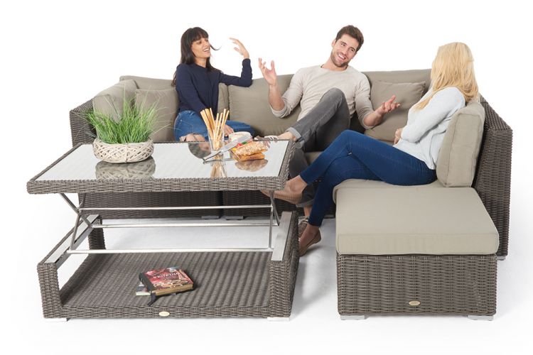 Gartenlounge Stella rundes Rattan - Ansicht 8