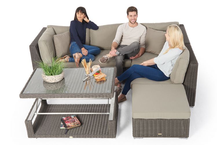 Gartenlounge Stella rundes Rattan - Ansicht 3