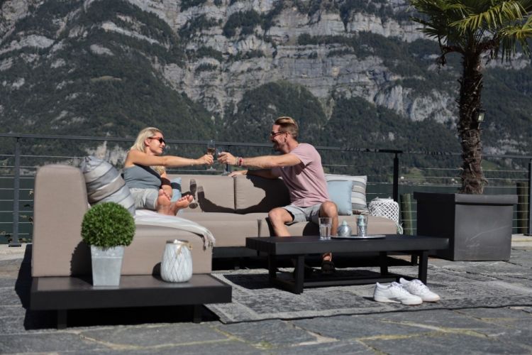 Gartenmöbel Gartenlounge Toronto sandbraun