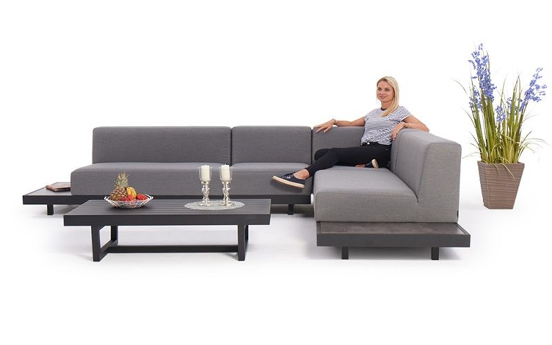 Gartenmöbel Outdoor Lounge Toronto grau - Ansicht 2