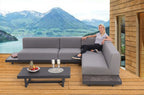Gartenmöbel Outdoor Lounge Toronto grau