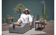 Liegestuhl Sun grau