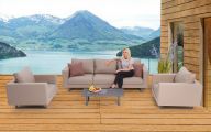 Garten Loungemöbel Wellington sandbraun