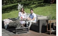 Gartensofa Napoli Tisch klappbar