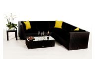 Ersatzbezüge schwarz Sofa Shangrila 