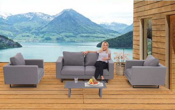Jersy Allwetter Sofas grau