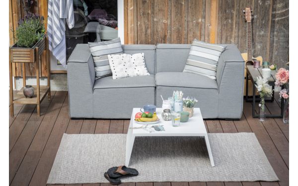 Outdoor Lounge Sunbrella Fabric Hanna grau