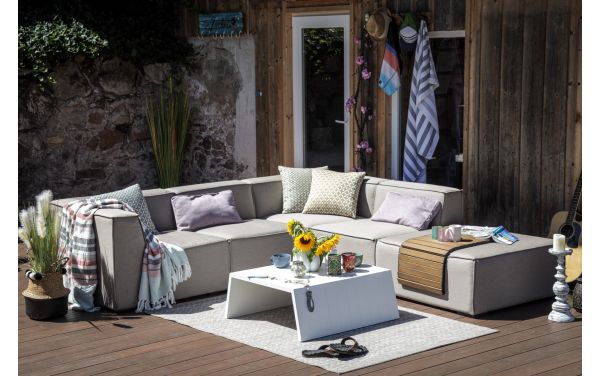 Outdoor Lounge Möbel Agnes sandbraun
