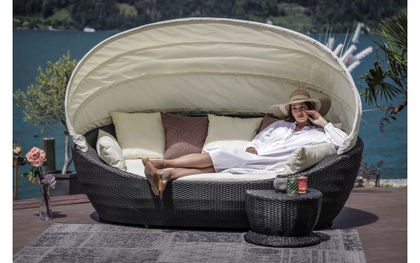 Rattan Sonneninsel Dreamland schwarz