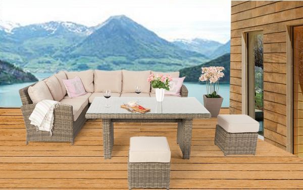 Rattan Gartenmöbel Broadway Lounge Dining